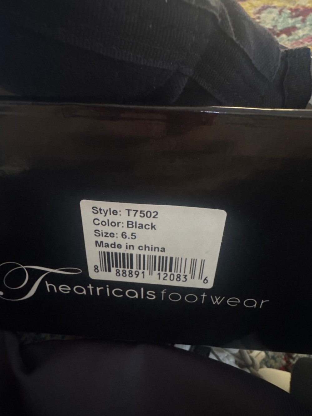 Theatricals Footwear Black Jazz Boots